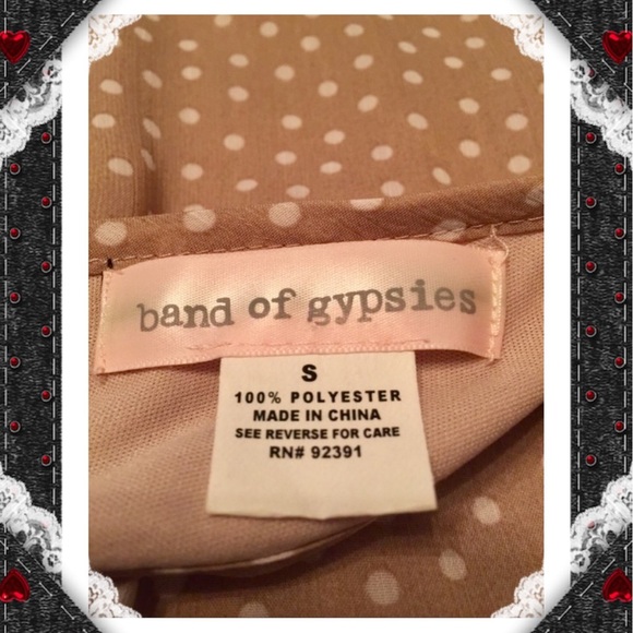 Band Of Gypsies@ Back Cut-Out Polka Dot Dress - Picture 6 of 6